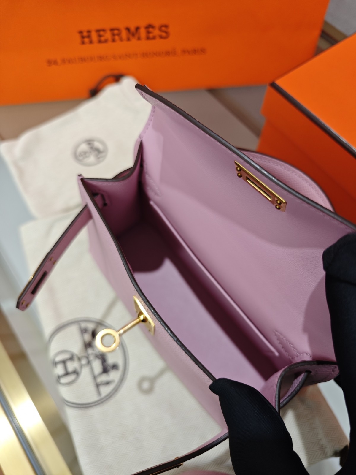 Shebag hand made Hermes Mini Kelly 2 in purple pink bag review(Sep 2025 updated)-Best Quality Fake designer Bag Review, Replica designer bag ru