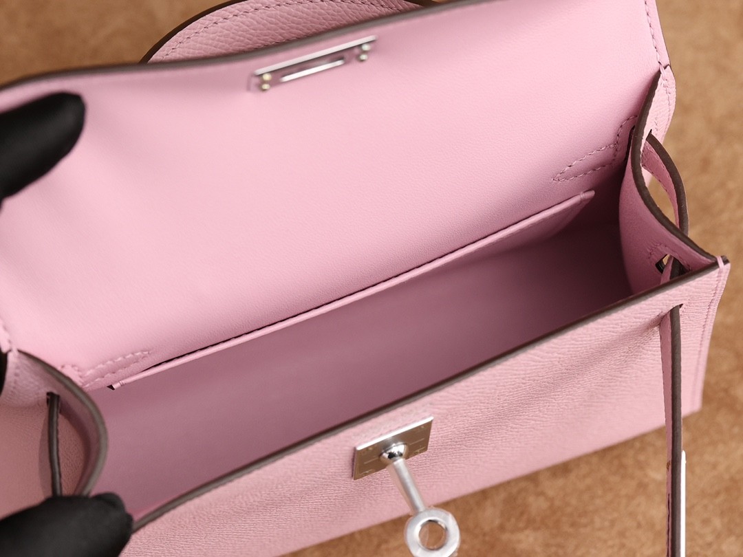 Shebag hand made Hermes Mini Kelly 2 in purple pink bag review(Sep 2025 updated)-Best Quality Fake designer Bag Review, Replica designer bag ru