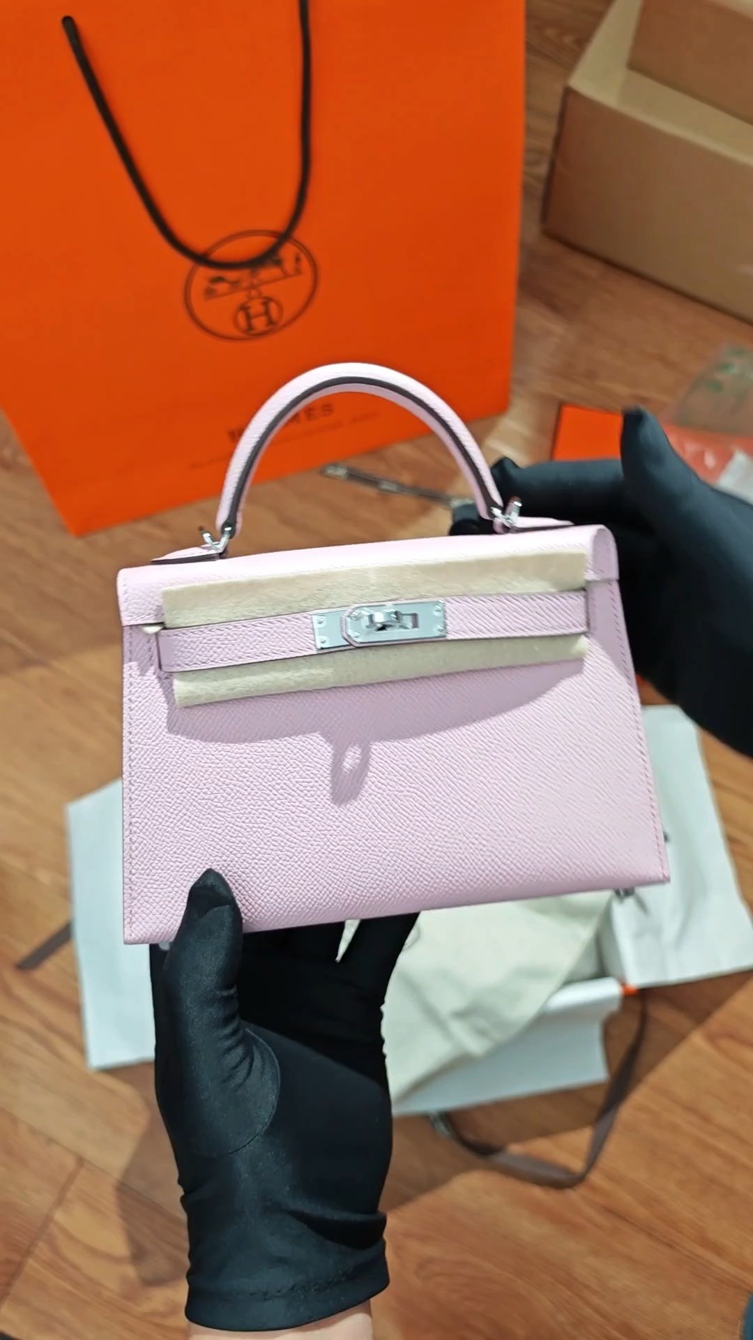 Shebag hand made Hermes Mini Kelly 2 in purple pink bag review(Sep 2025 updated)-Best Quality Fake designer Bag Review, Replica designer bag ru