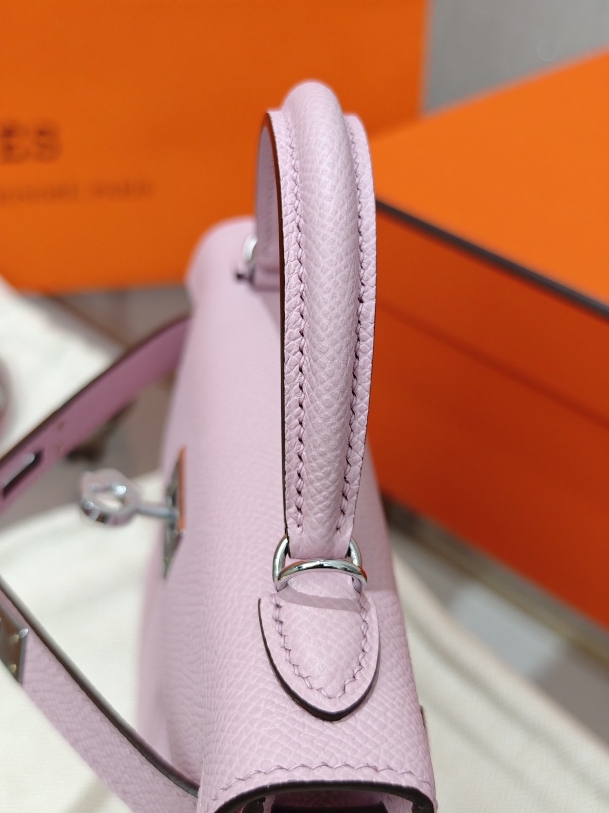 Shebag hand made Hermes Mini Kelly 2 in purple pink bag review(Sep 2025 updated)-Best Quality Fake designer Bag Review, Replica designer bag ru