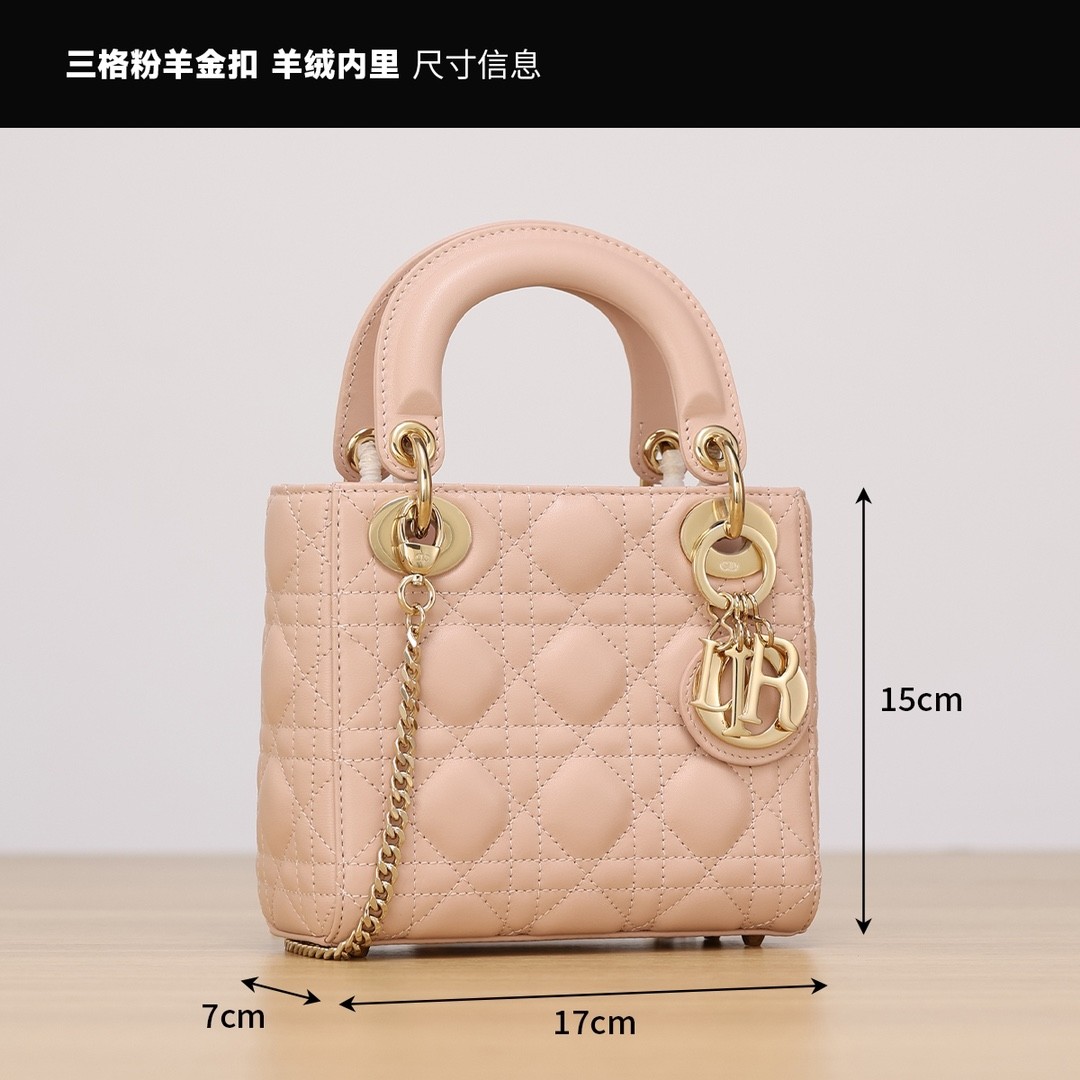 Shebag super replica Mini Lady Dior pink bag review(Sep 2025 updated)-Best Quality Fake designer Bag Review, Replica designer bag ru