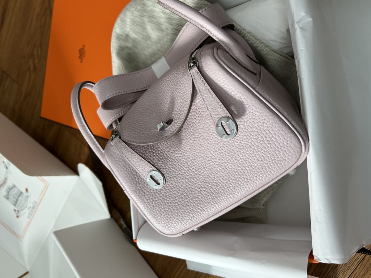 Shebag hand made Hermes Purple pink mini Lindy 19cm bag review(Oct 2025 updated)-Tayada ugu Fiican ee Louis Vuitton Boorsada Online Store, Bac naqshadeeye nuqul ah